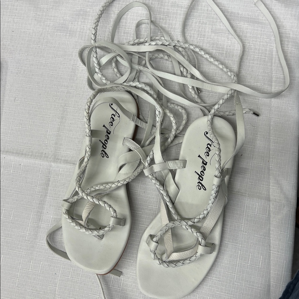 Free People Positano lace up sandals